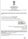 Certificate of incorporation